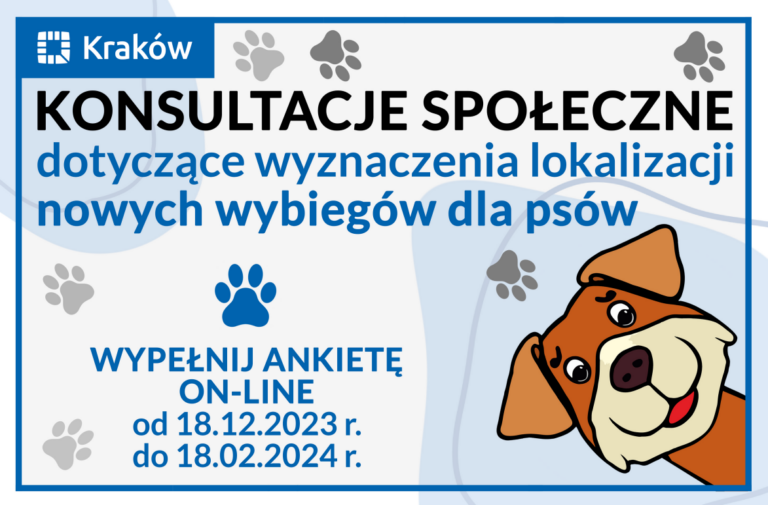 Info grafika - przedstawia "Gdzie będą nowe wybiegi dla psów?"