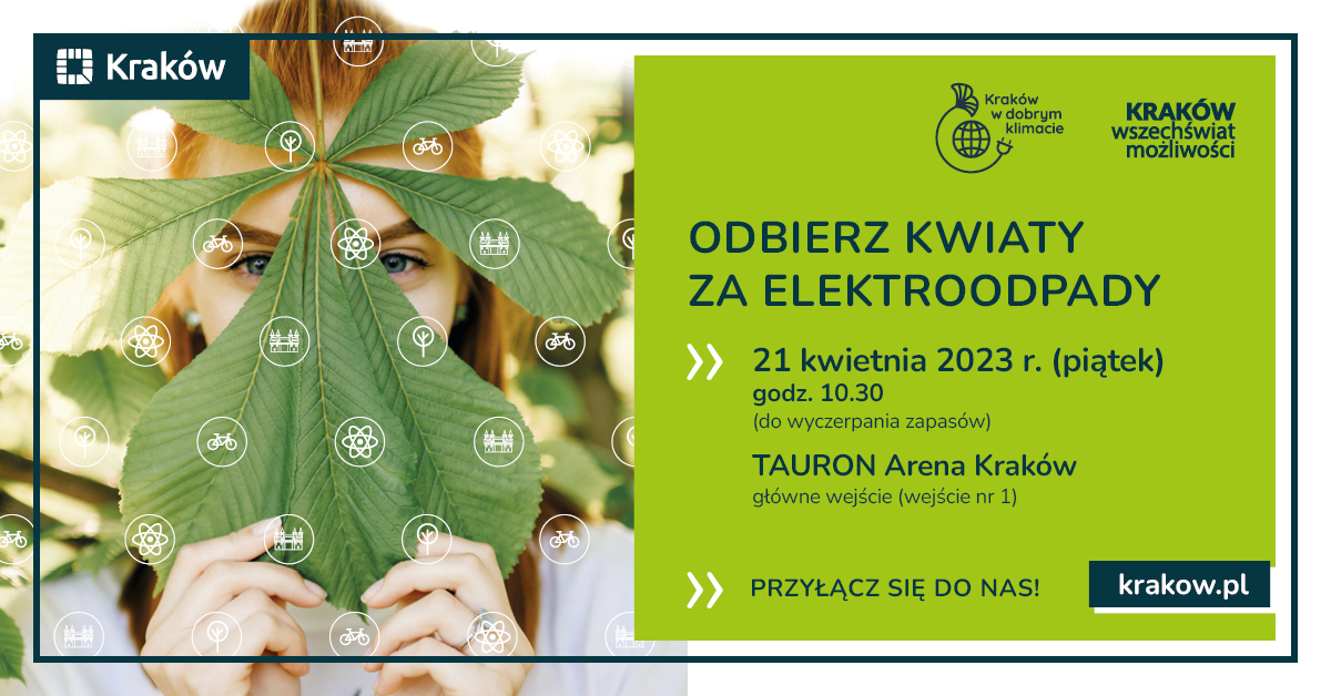 Info grafika - "Odbierz kwiaty za elektroporady"
