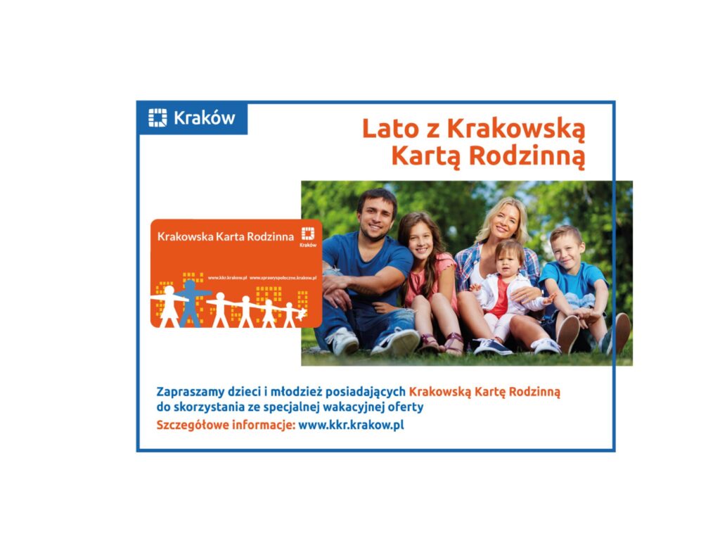 Info grafika - LATO Z KRAKOWSKĄ KARTĄ RODZINNĄ