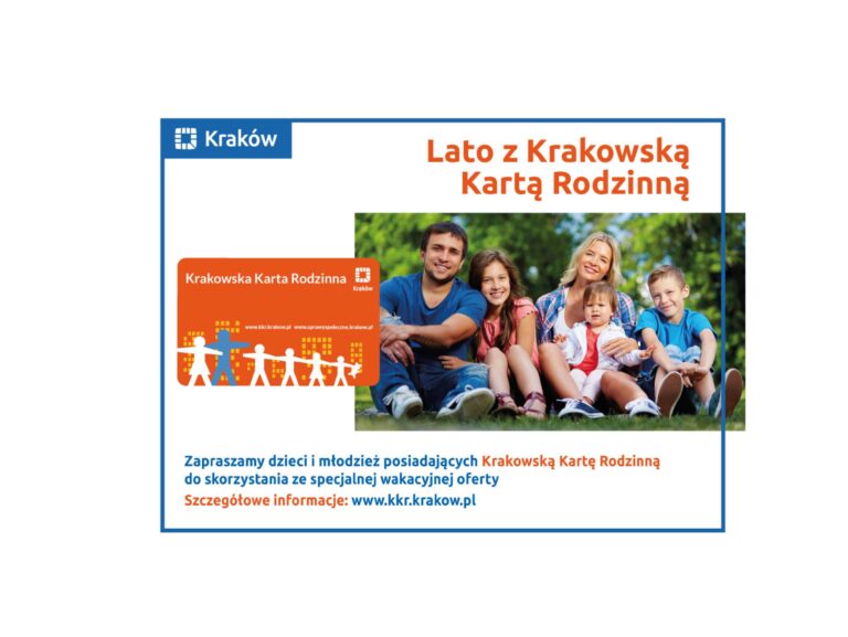 Info grafika - LATO Z KRAKOWSKĄ KARTĄ RODZINNĄ