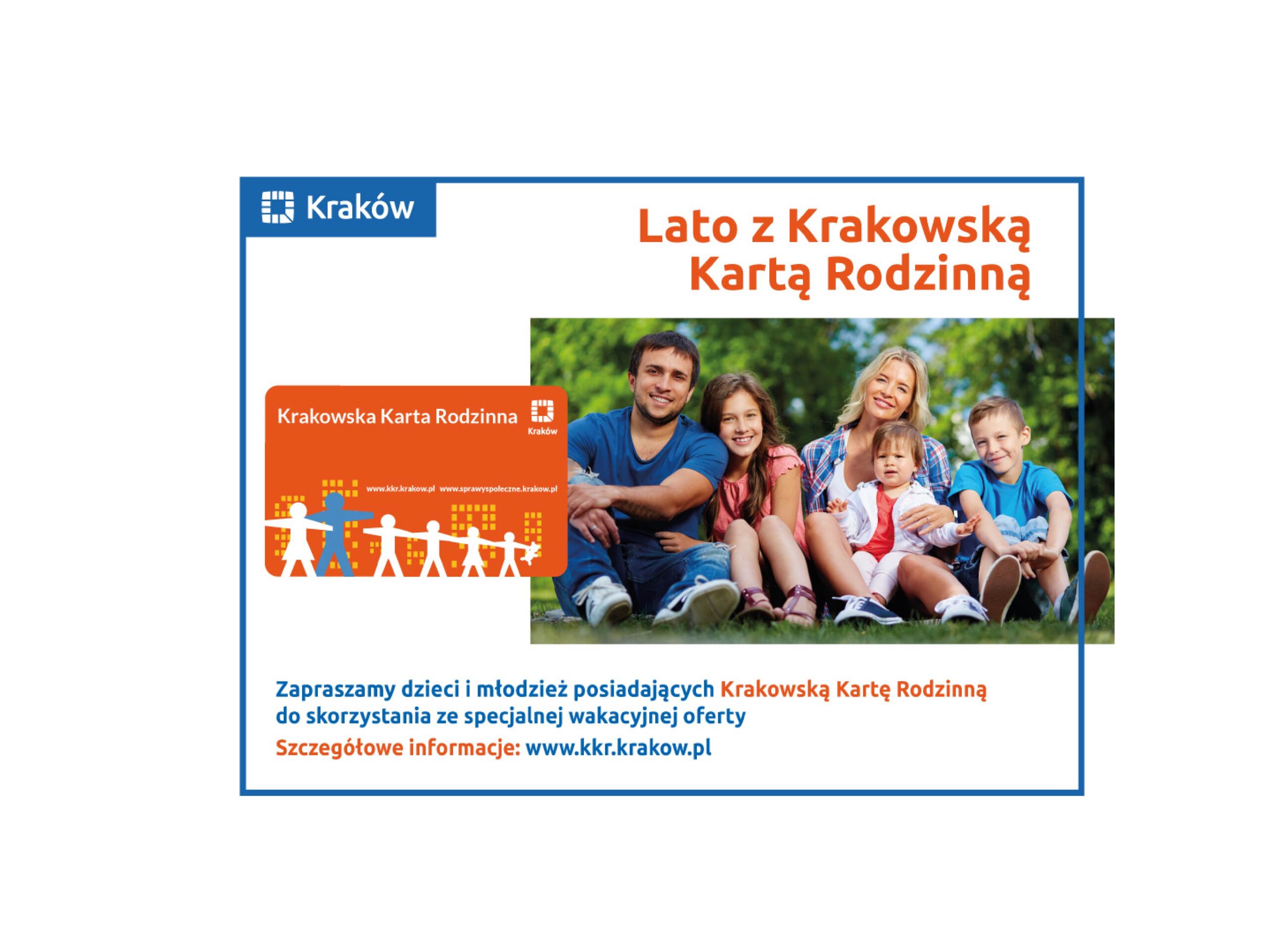 Info grafika - LATO Z KRAKOWSKĄ KARTĄ RODZINNĄ