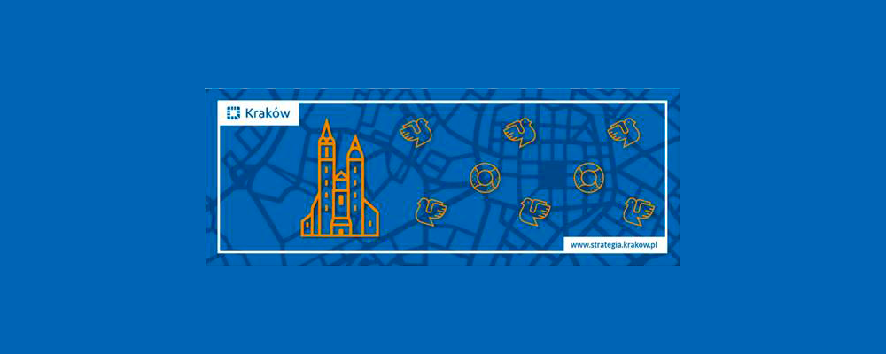 Info grafika - przedstawia "20-lecie Krakowa w Unii Europejskiej"