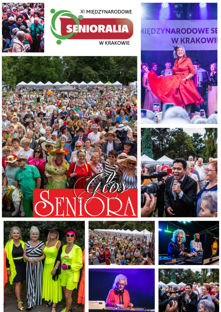 Info grafika - "XI MIĘDZYNARDOWOE SENIORALIA W KRAKOWIE"