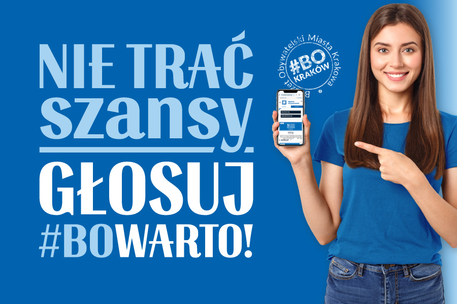 Info grafika - "A uczniowie mogą? Pewnie że mogą głosować 13-27 września #BOKRAKÓW"