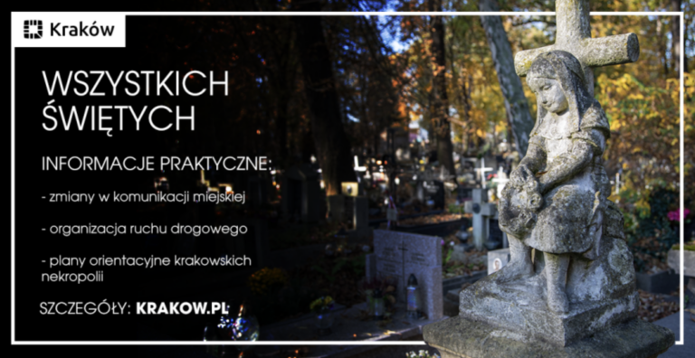 Grafika - przedstawiająca "Wszystkich świętych"- informacja praktyczna