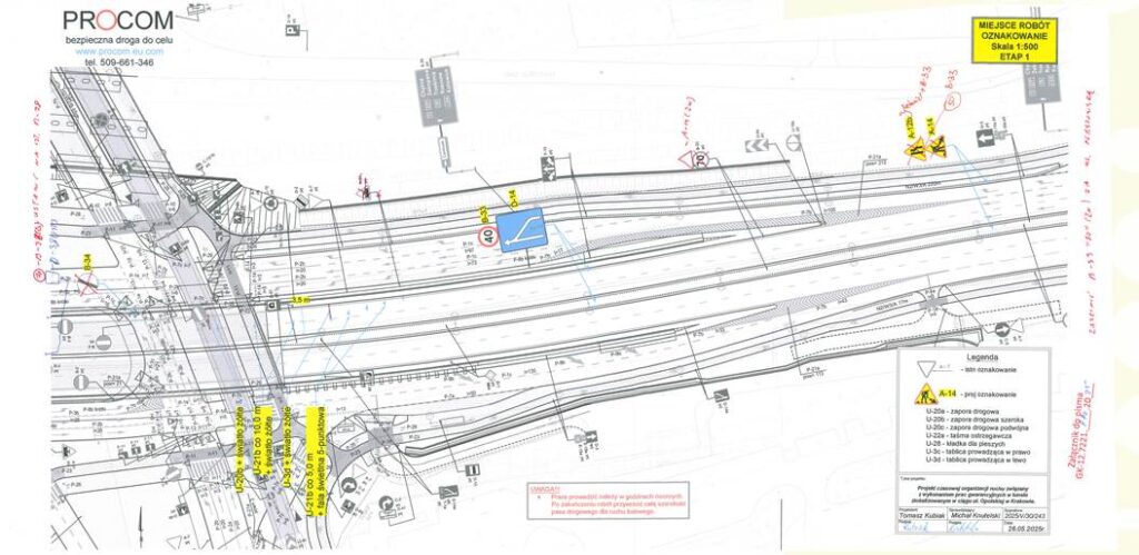 Mapa informująca o lokalizacji tunelu