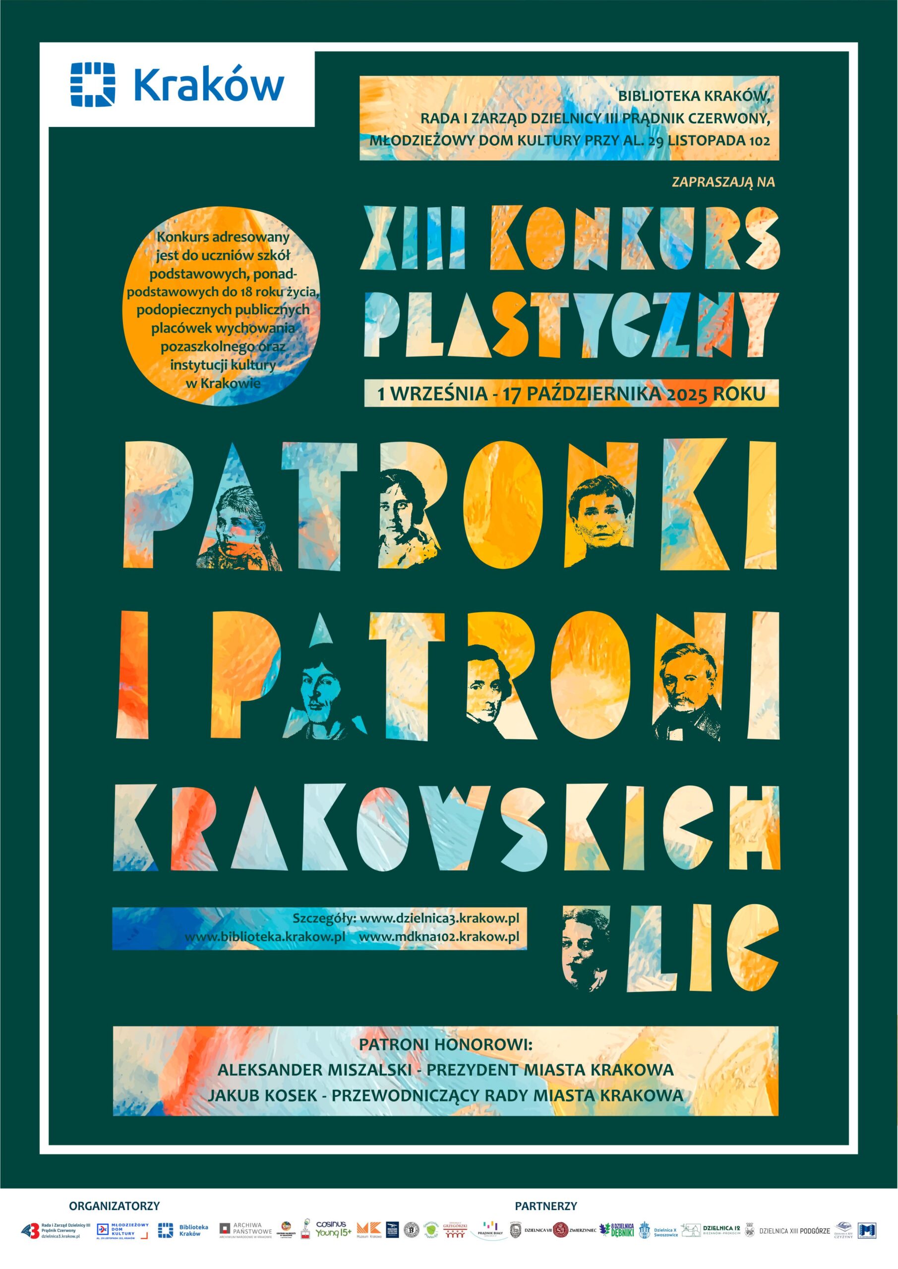 Plakat XIII konkursu plastycznego