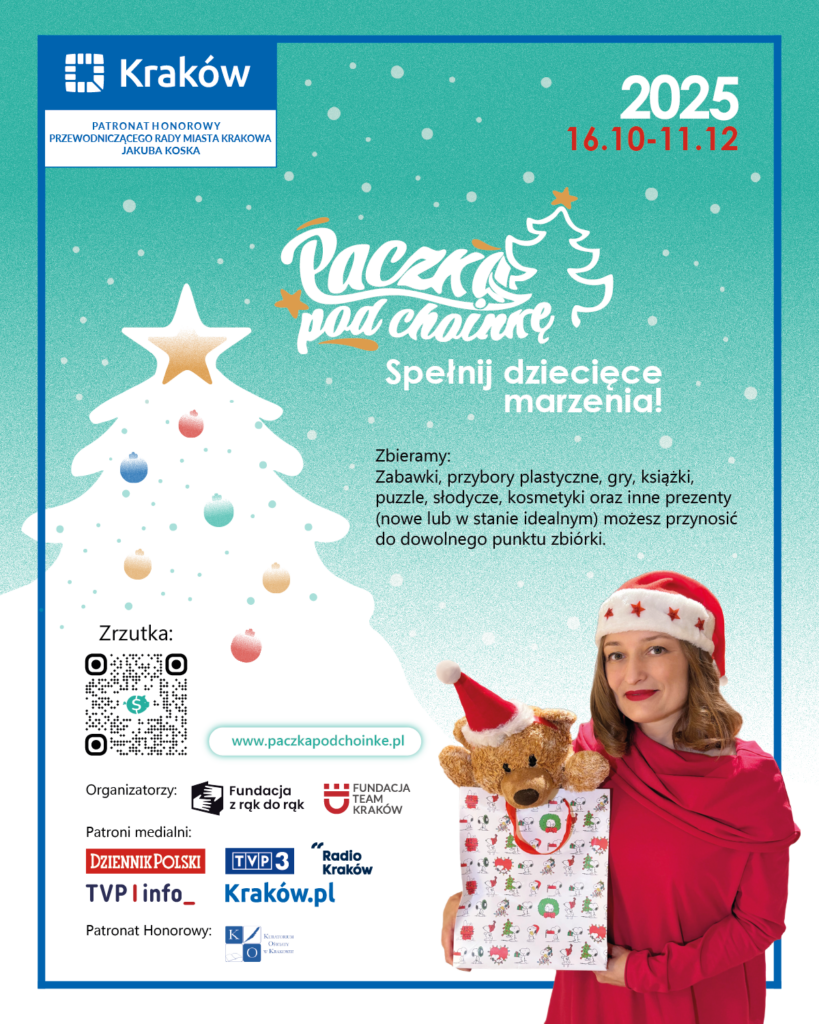 plakat akcji "Paczka pod choinkę"
