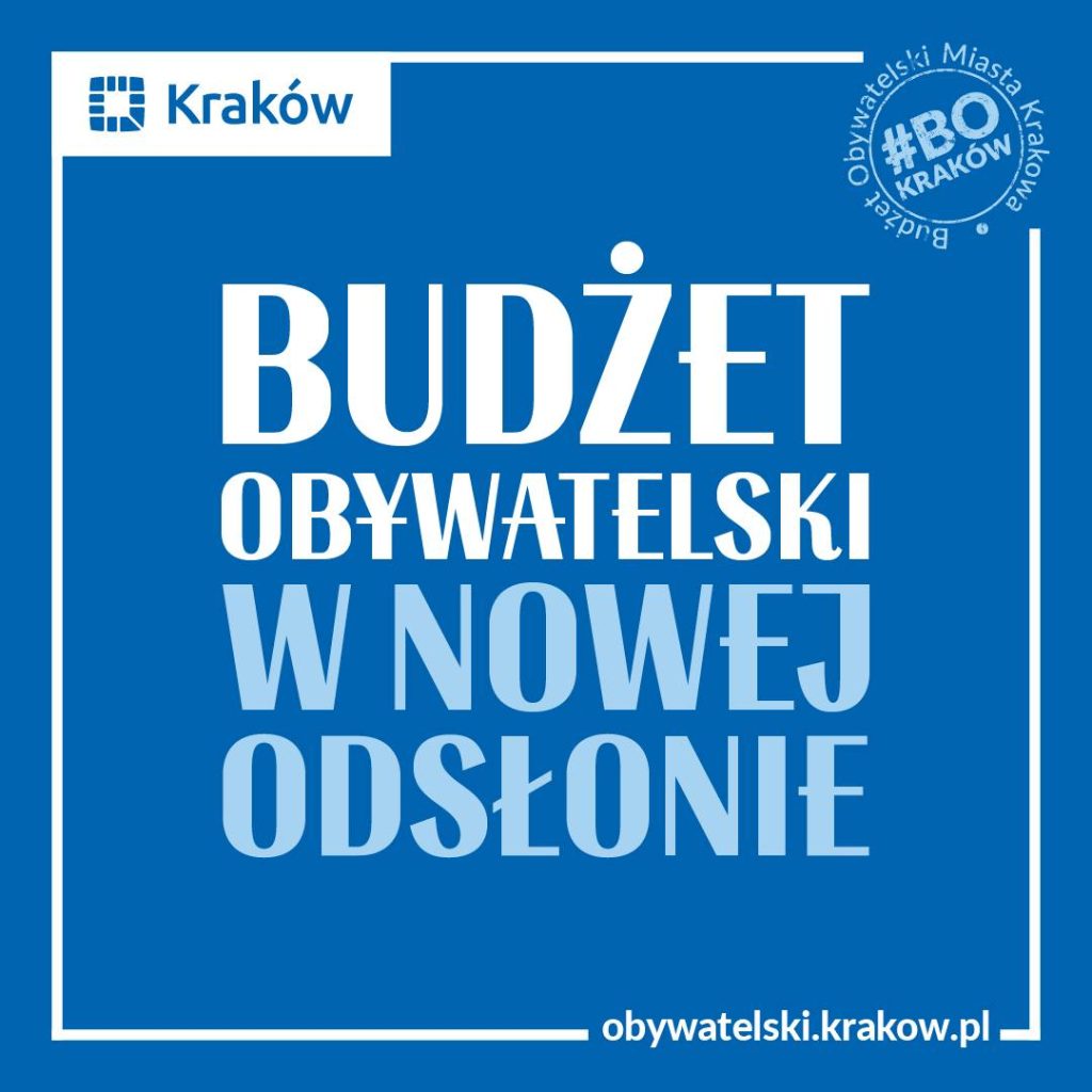Plakat akcji budżet obywatelski w nowej odsłonie